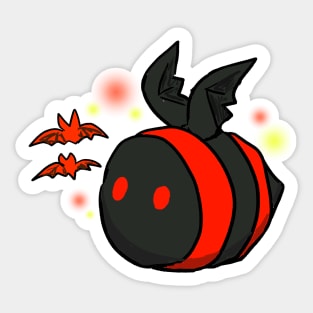 Vampire Bat Bee Sticker